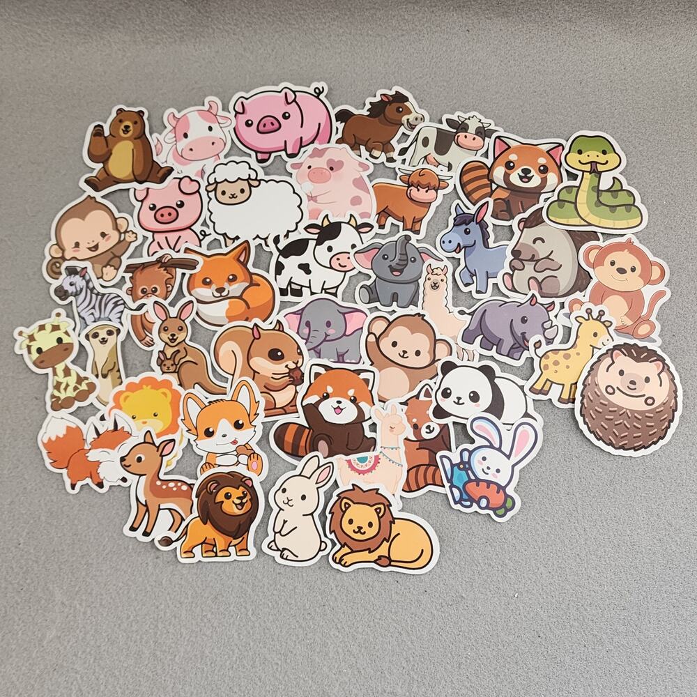Various Cartoon Animal Stickers Scrapbooking Arts Craft (Lot B)